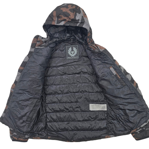 Belstaff Redenhall Down Puffer Camouflage Jacket Men's Medium