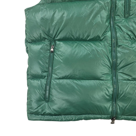 Polo Ralph Lauren Glossed Gorham Down Puffer Gilet Jacket Green Men's Large