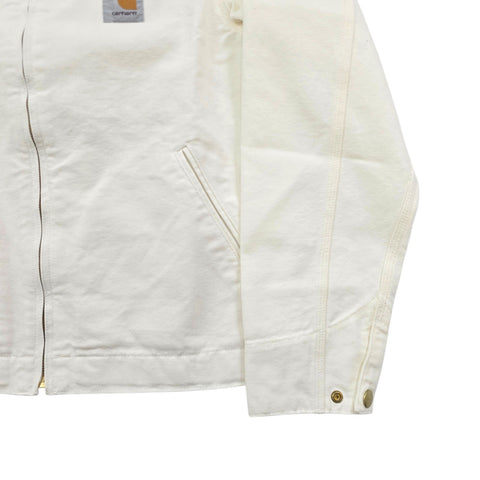 Carhartt WIP Detroit Bomber Jacket White Men's Small