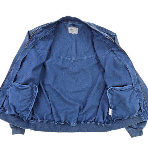 Carhartt WIP OG Santa Fe Dyed Bomber Jacket Blue Men's Large