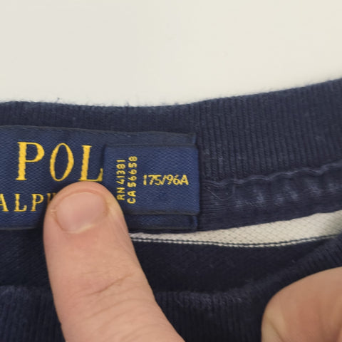 Polo Ralph Lauren Bear Spellout Striped Sweatshirt Men's Medium