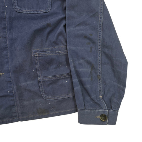 Polo Ralph Lauren Distressed Workwear Chore Utility Jacket Blue Men's Small