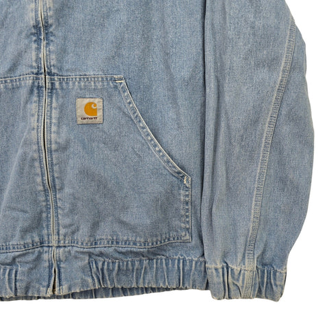 Carhartt WIP Active Denim Jacket Blue Men's Large