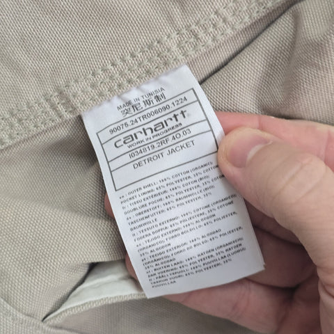 Carhartt WIP Detroit Bomber Jacket Grey Men's XL