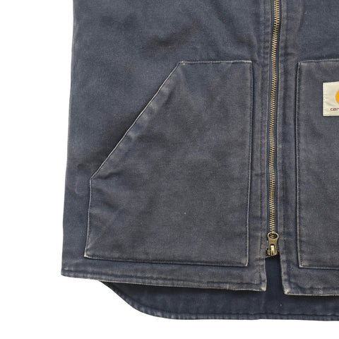 Carhartt WIP Quilt Lined Classic Vest Gilet Jacket Blue Men's Medium