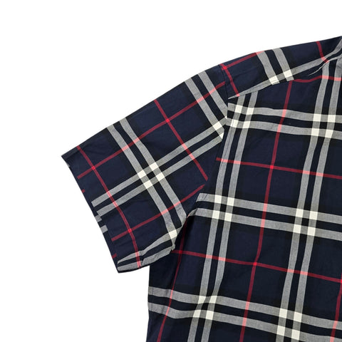 Burberry Nova Check Short Sleeve Shirt Men's Large