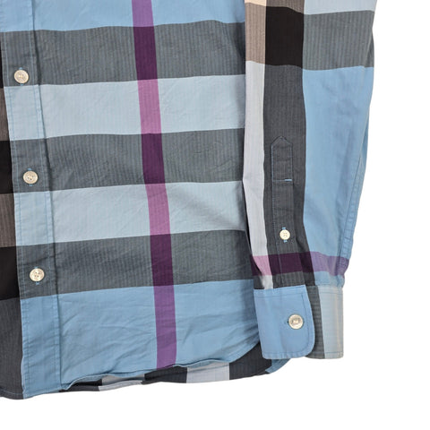 Burberry London Nova Check Long Sleeve Shirt Men's Small