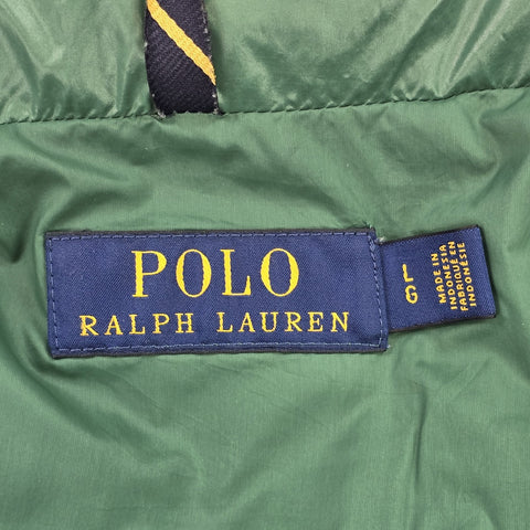 Polo Ralph Lauren Glossed Gorham Down Puffer Gilet Jacket Green Men's Large