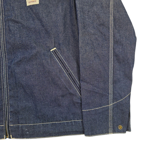 Carhartt WIP Detroit Denim Bomber Jacket Blue Men's Medium