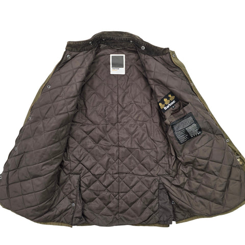 Barbour x Pantone Ashtone Waxed Jacket Brown Men's Medium