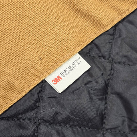 Carhartt Active Y2K Workwear Quilt Lined Jacket Brown Men's XL