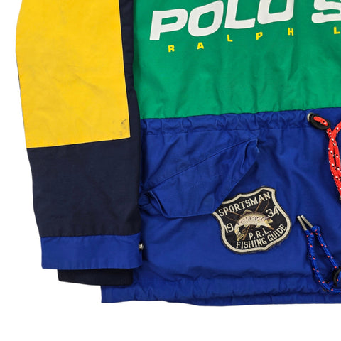 Polo Sport Ralph Lauren Sportsman Fishing Guide Anorak Jacket Men's Small