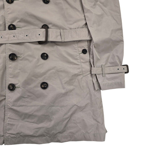 Burberry London Double Breasted Trench Coat Brown Men's Large