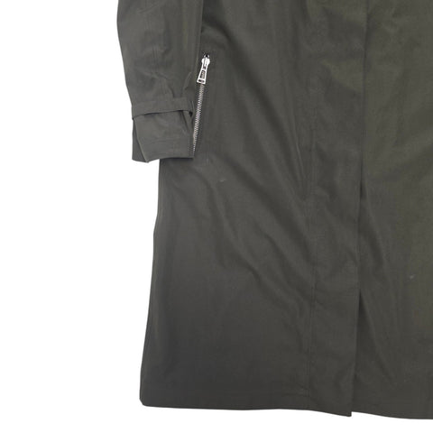 Belstaff Navis Parka Tri-Tech Shell Long Jacket Green Men's Large