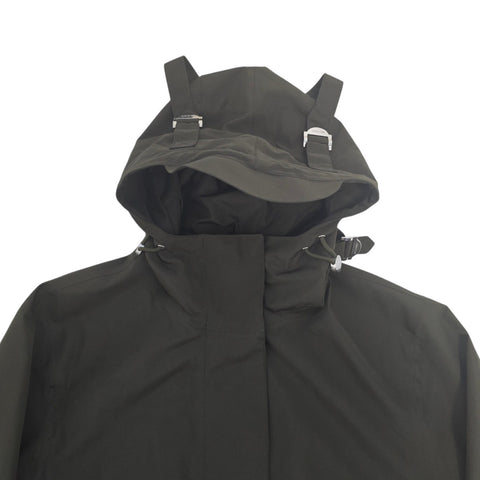 Belstaff Navis Parka Tri-Tech Shell Long Jacket Green Men's Large