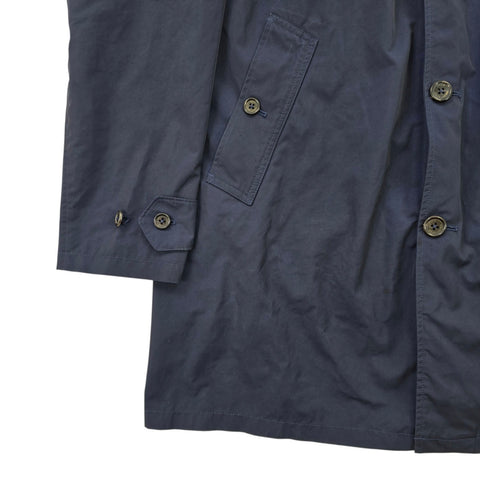 Polo Ralph Lauren Commuter Trench Long Coat Blue Men's Medium
