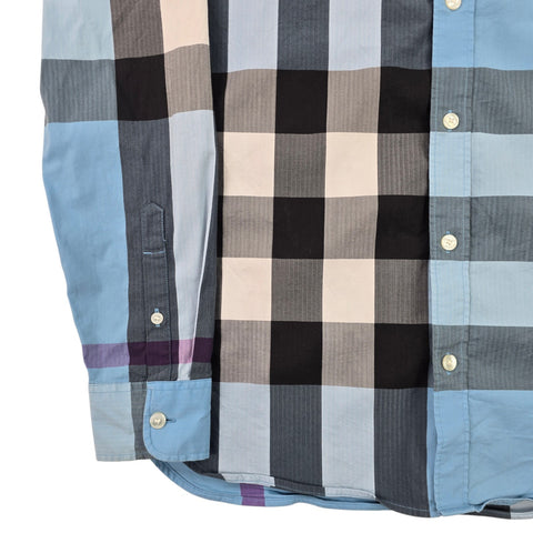 Burberry London Nova Check Long Sleeve Shirt Men's Small