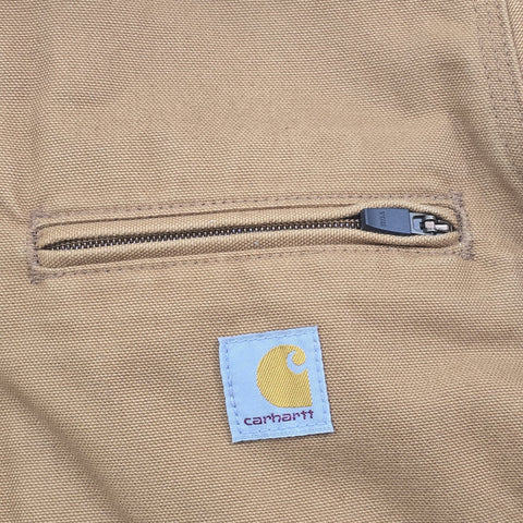 Carhartt Detroit Workwear Blanket Lined Jacket Brown Men's Small