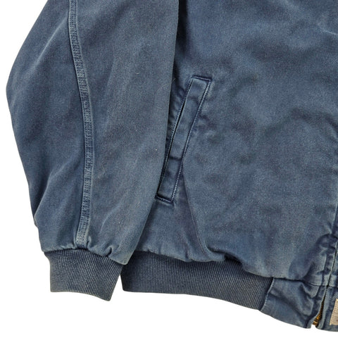 Carhartt WIP OG Santa Fe Dyed Bomber Jacket Blue Men's Large