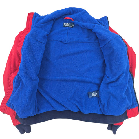 Polo Ralph Lauren Utility Cargo Fleece Lined Bomber Jacket Red Men's Small