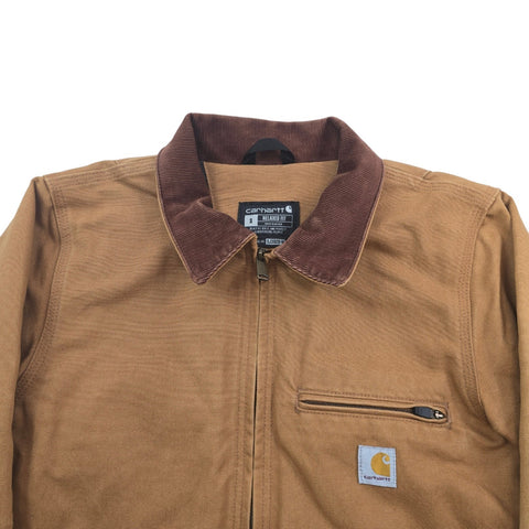 Carhartt Detroit Workwear Blanket Lined Jacket Brown Men's Small