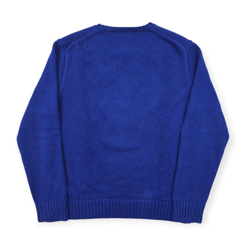 Polo Ralph Lauren Tiger Knitted Jumper Blue Men's Large
