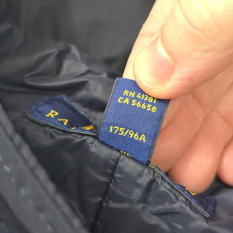 Polo Ralph Lauren Quilt Lined Field Jacket Blue Men's Medium
