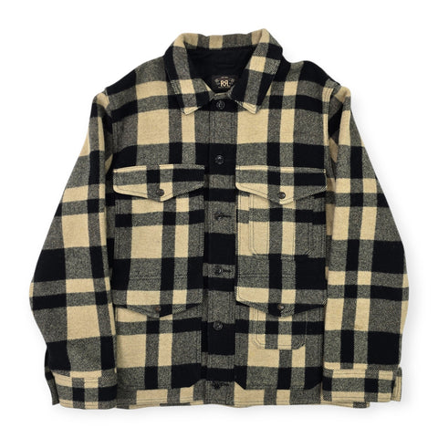 RRL Ralph Lauren Mackinaw Cruiser Plaid Jacket Men's Large