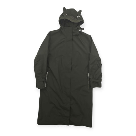 Belstaff Navis Parka Tri-Tech Shell Long Jacket Green Men's Large