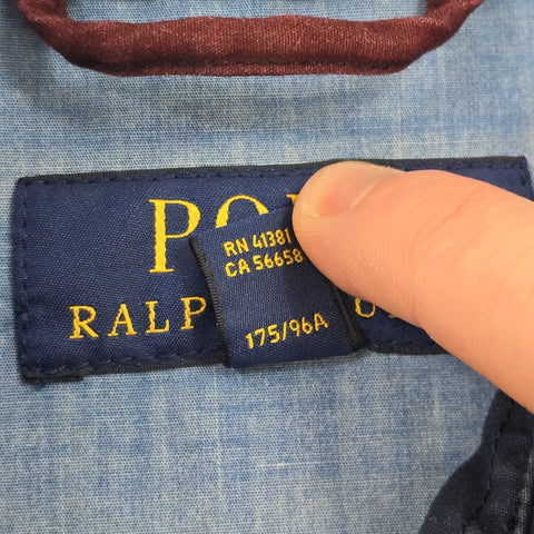 Polo Ralph Lauren Rugby Graphic Colourblock Harirngton Jacket Men's Medium