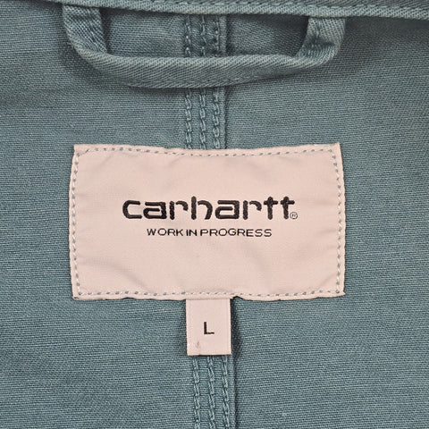 Carhartt WIP Michigan Chore Jacket Blue Men's Large