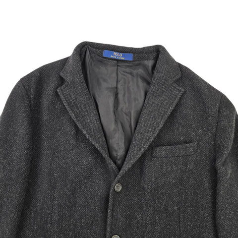 Polo Ralph Lauren Wool Single Breasted Blazer Grey Men's Size 44R