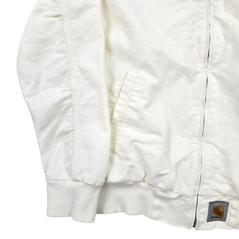 Carhartt WIP Santa Fe Bomber Jacket Cream Men's Medium