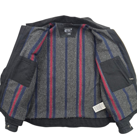 Carhartt Detroit Workwear Blanket Lined Jacket Black Men's XL