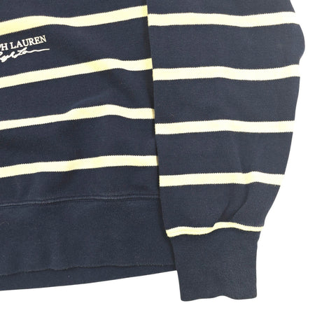 Polo Ralph Lauren Bear Spellout Striped Sweatshirt Men's Medium
