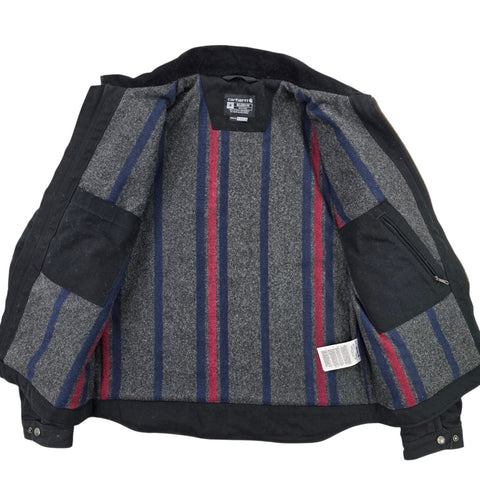 Carhartt Detroit Workwear Blanket Lined Jacket Black Men's Medium