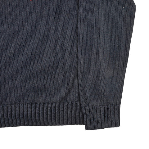 Polo Ralph Lauren USA Flag Knitted Jumper Blue Men's Large