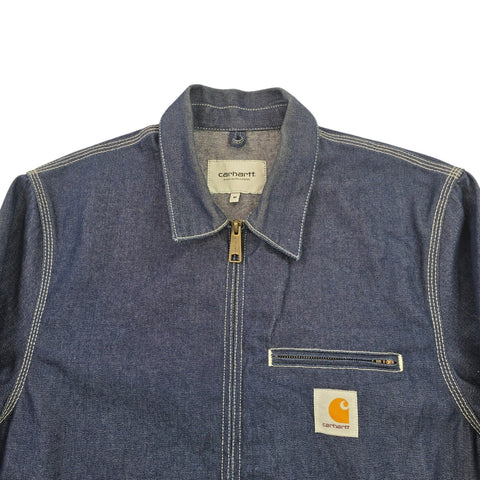 Carhartt WIP Detroit Denim Bomber Jacket Blue Men's Medium