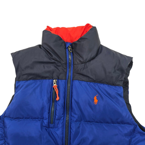 Polo Ralph Lauren RL/150 Down Puffer Gilet Jacket Blue Men's Small