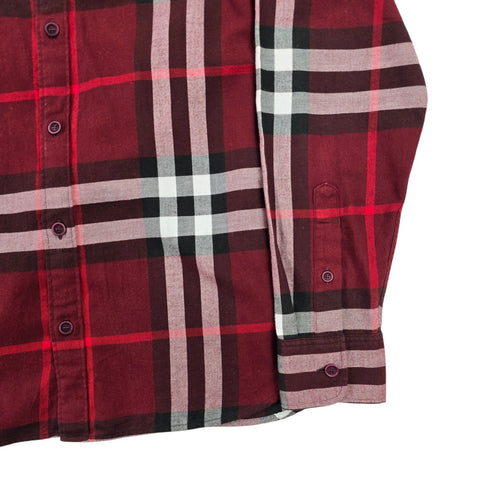 Burberry London Nova Check Long Sleeve Shirt Men's Small