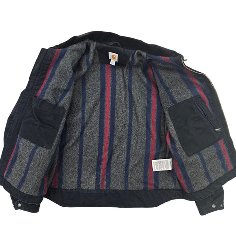 Carhartt Detroit Workwear Blanket Lined Jacket Black Men's Large