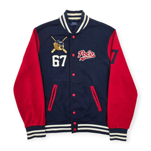 Polo Ralph Lauren Bears Spellout Varsity Jacket Men's Small