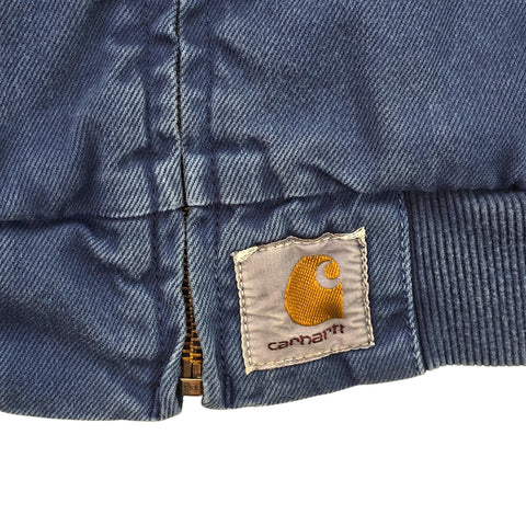 Carhartt WIP OG Santa Fe Dyed Bomber Jacket Blue Men's Large