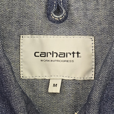 Carhartt WIP Detroit Denim Bomber Jacket Blue Men's Medium