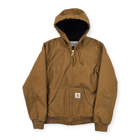Carhartt WIP Active Quilt Lined Jacket Brown Men's Small