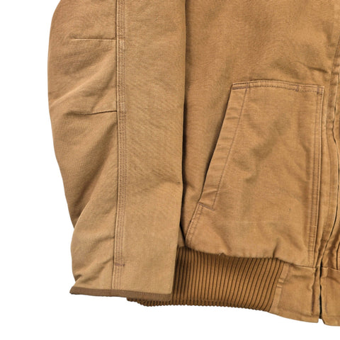 Carhartt Active Y2K Workwear Quilt Lined Jacket Brown Men's XL