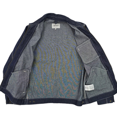 Carhartt WIP Detroit Denim Bomber Jacket Blue Men's Medium